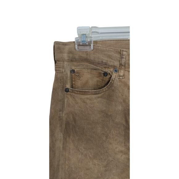 4211 )Polo Ralph Lauren Tan Tompkins Western Lace Up Skinny Jeans Size 30 - Picture 8 of 12